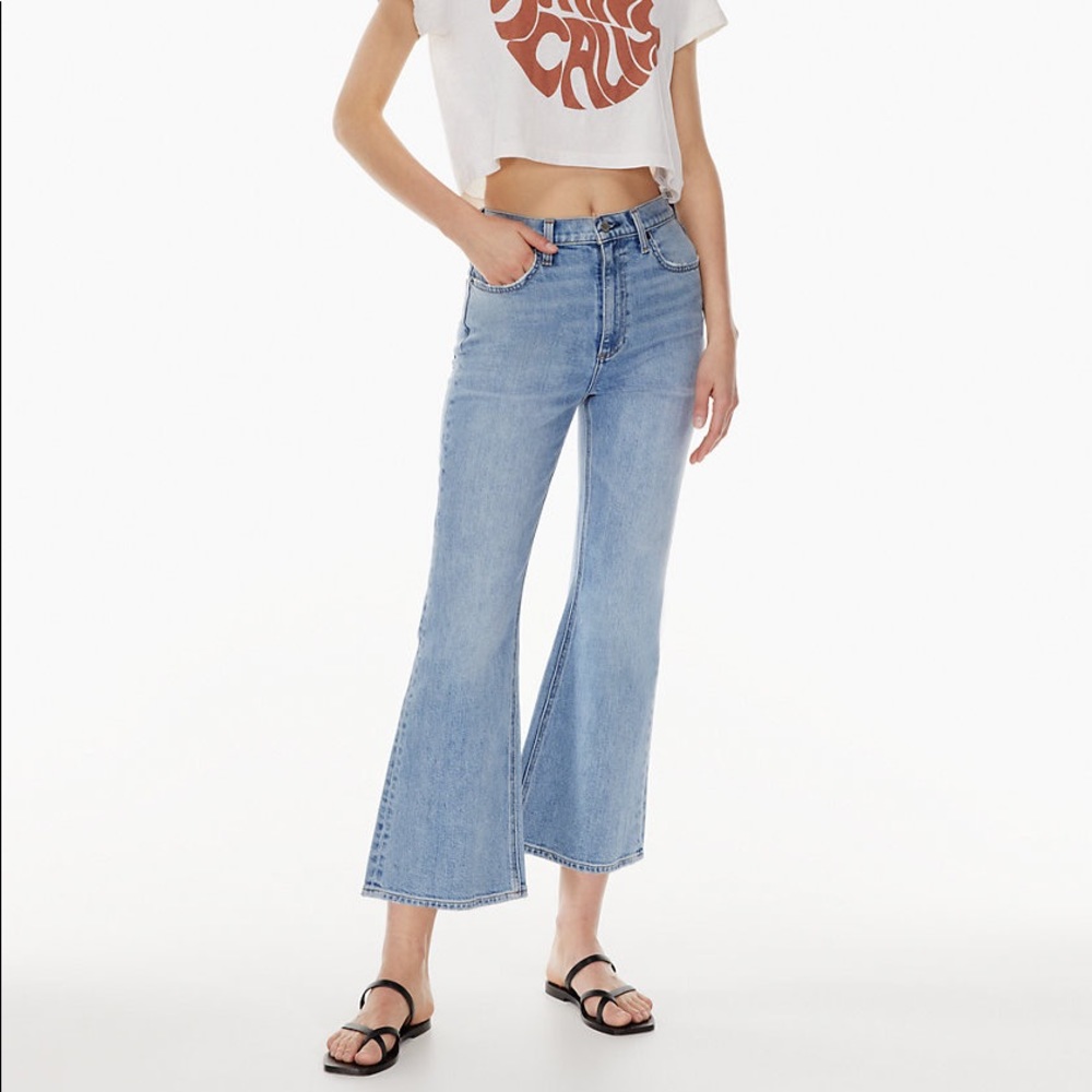 Aritzia The Twiggy High Rise Flare